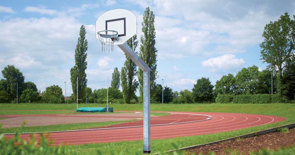 US_30038_Basketball Anlage BIG DUTY mit Alu Fcherbrett_Big Duty Basketball System