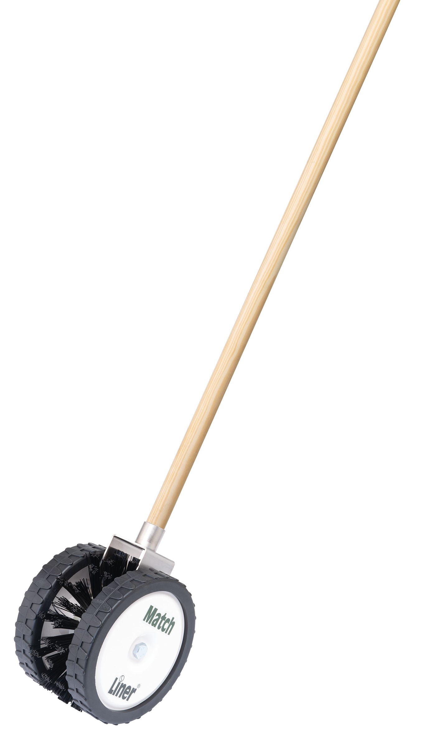 Match Liner 5 cm mit schwarzen Borsten mit Stiel