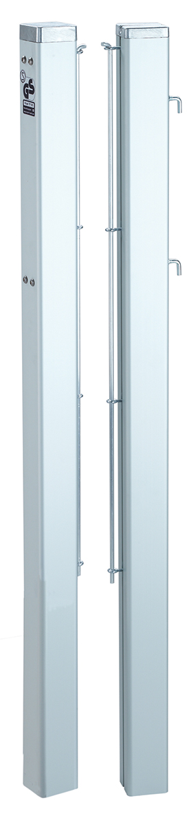 Tennisnetzpfosten Court Royal TP 80 Alu eloxiert