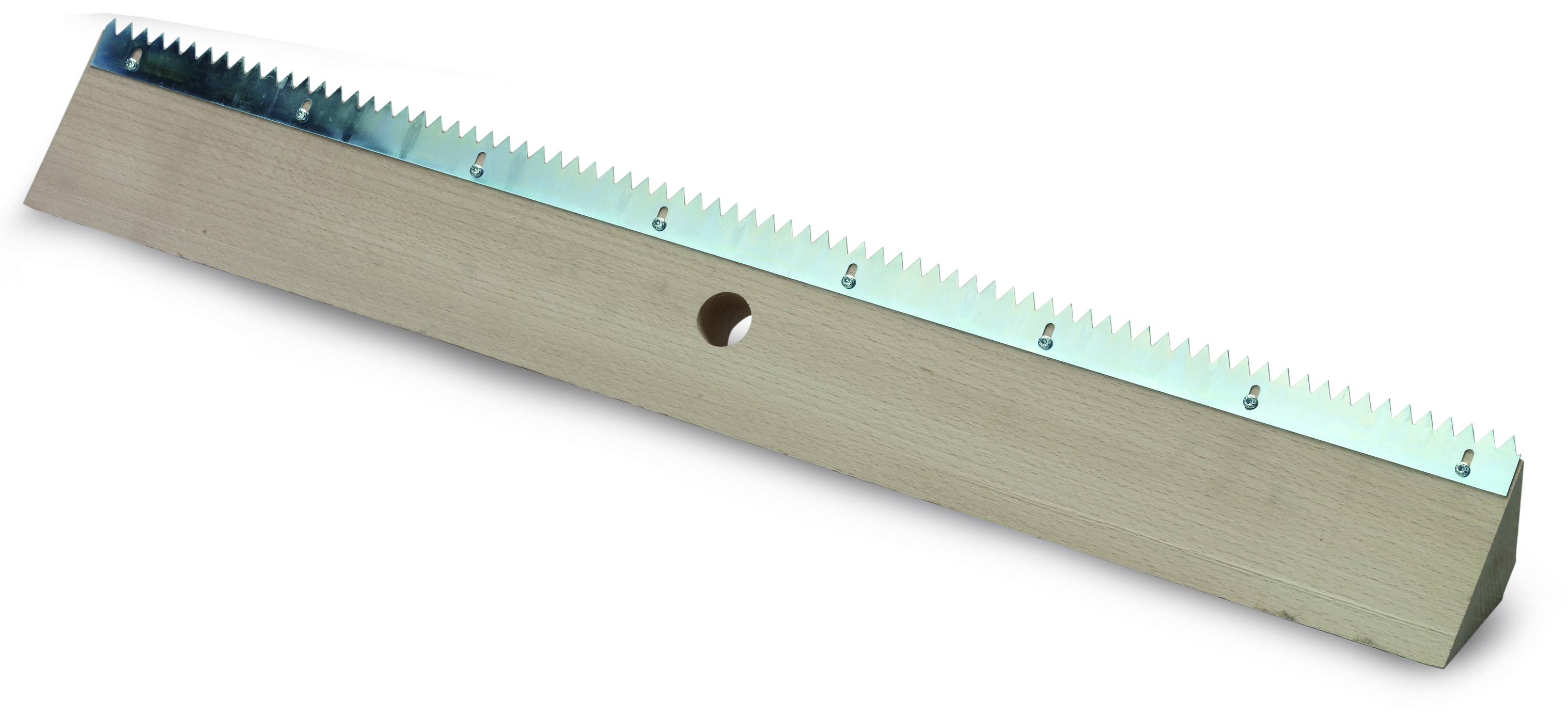 Scharrierholz mit Sägeblatt