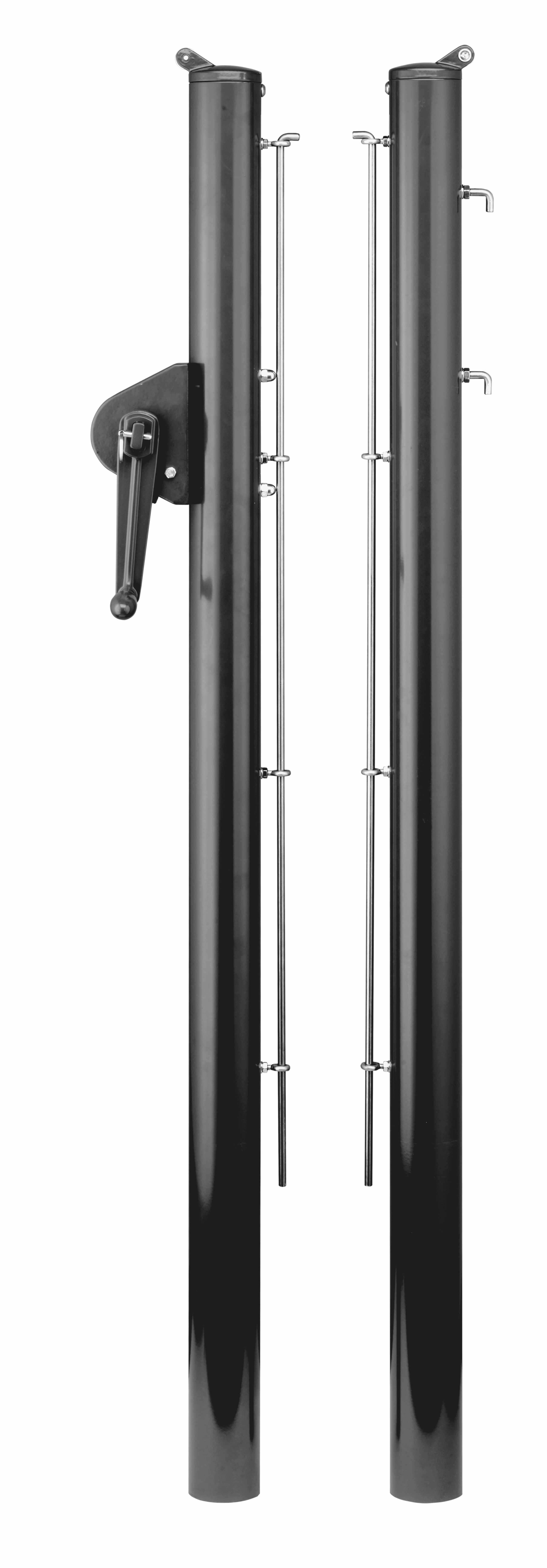 Pickleball Pfosten Alu PP 73 schwarz