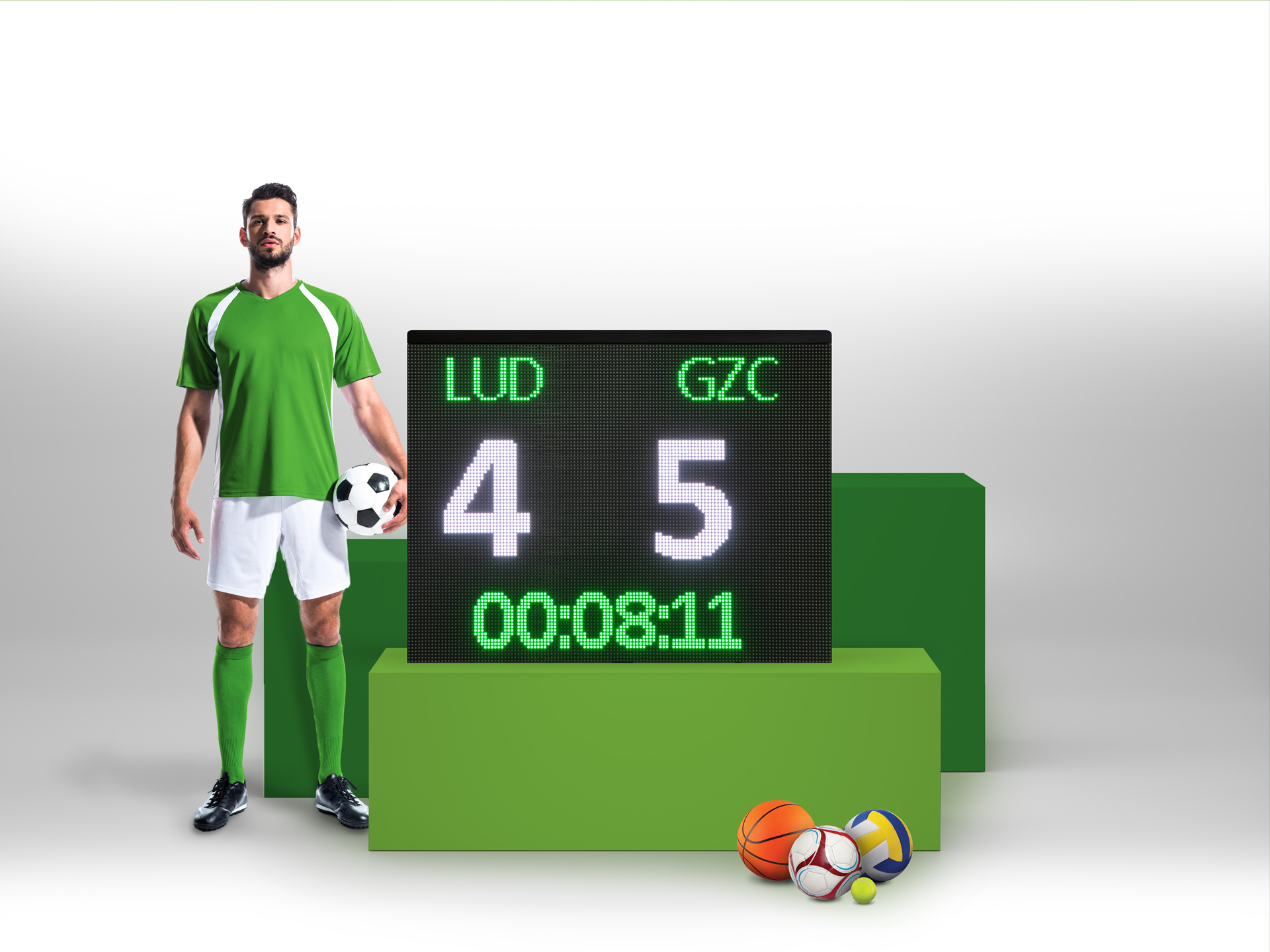 Scorli LED-Anzeigegerät BIG 128x96 cm