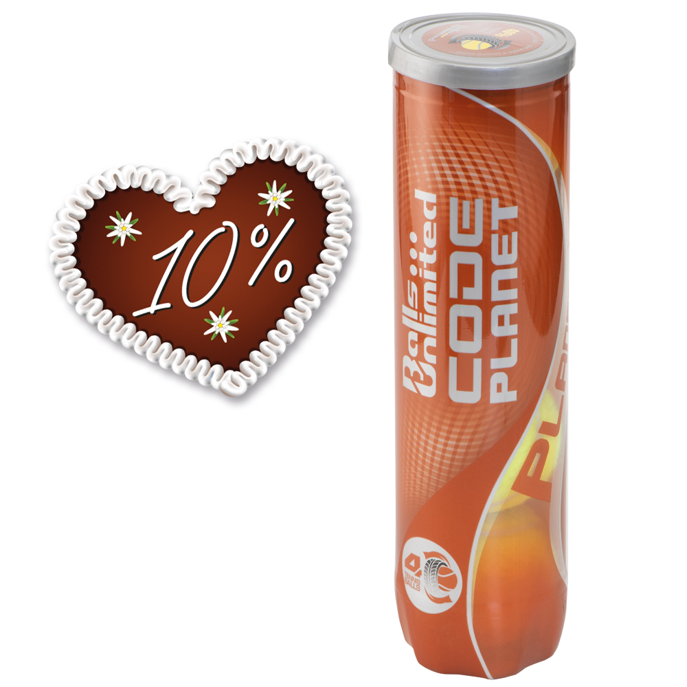 Tennisball Balls Unlimited Code Planet - 4er Dose