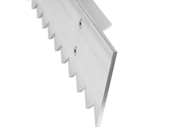 Alu-Aufrauschiene Detail