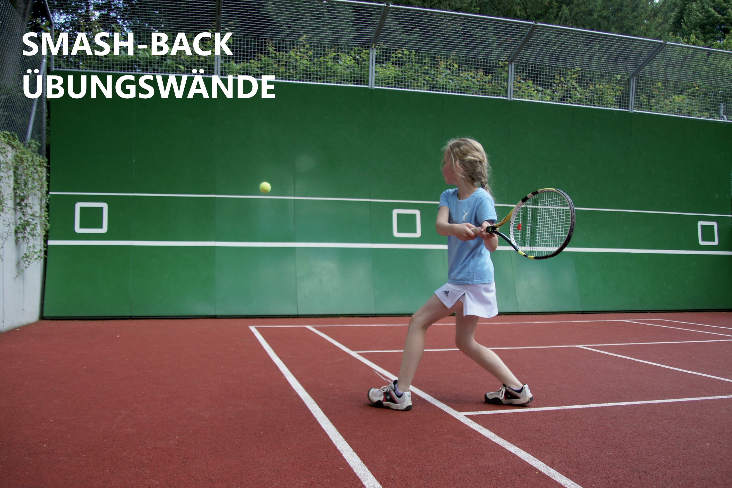 Smash-back-Übungswand