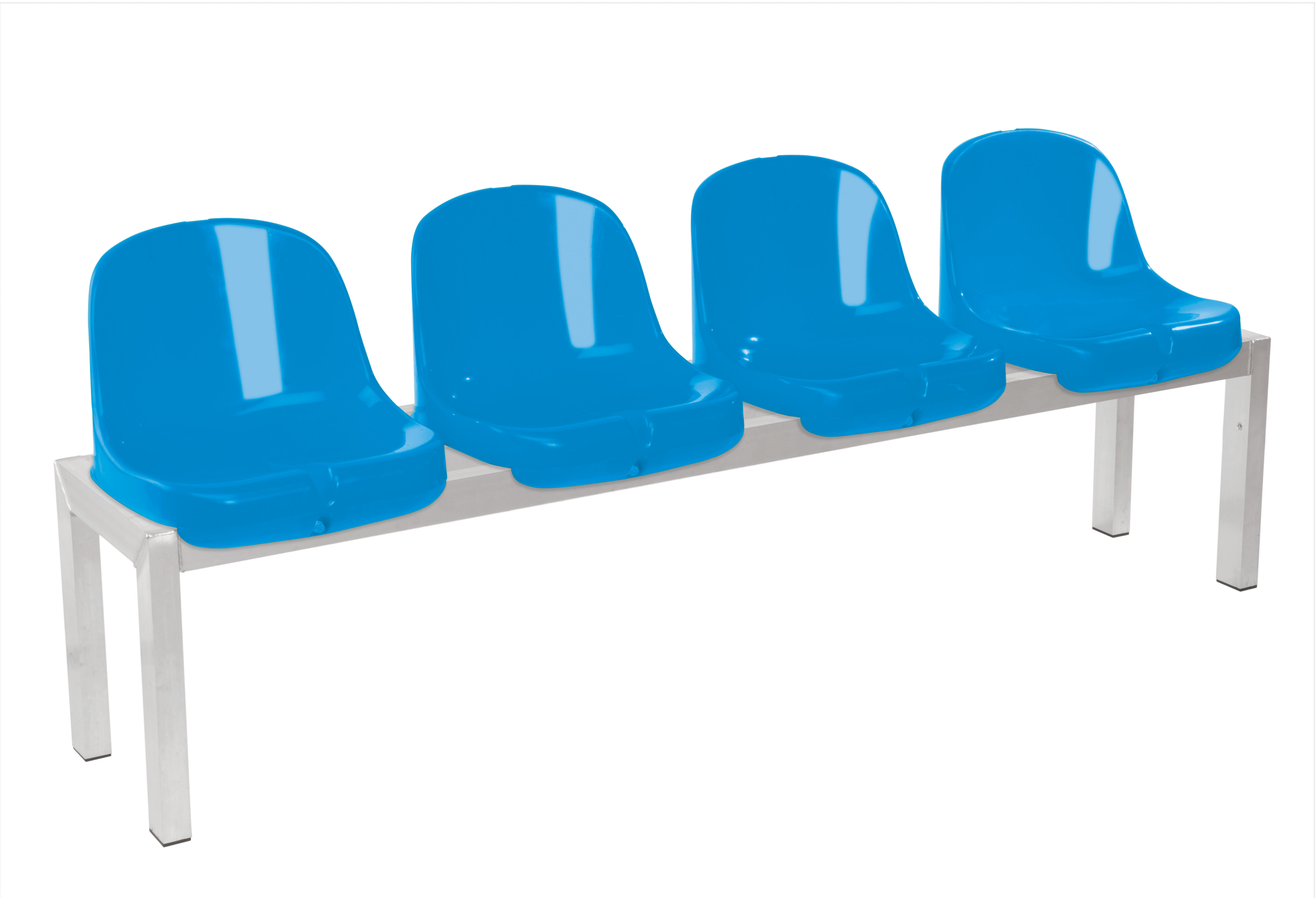 Sitzbank in blau