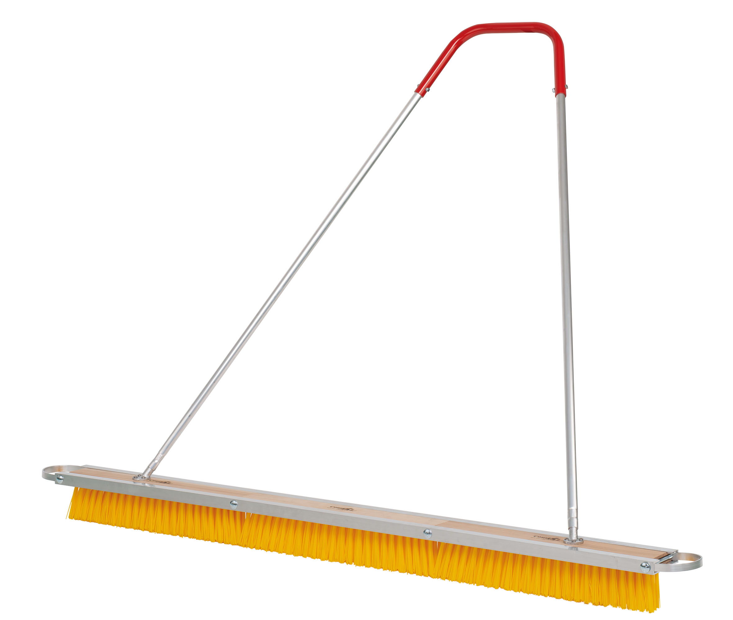 Padel Court Besen Kunststoff gelb