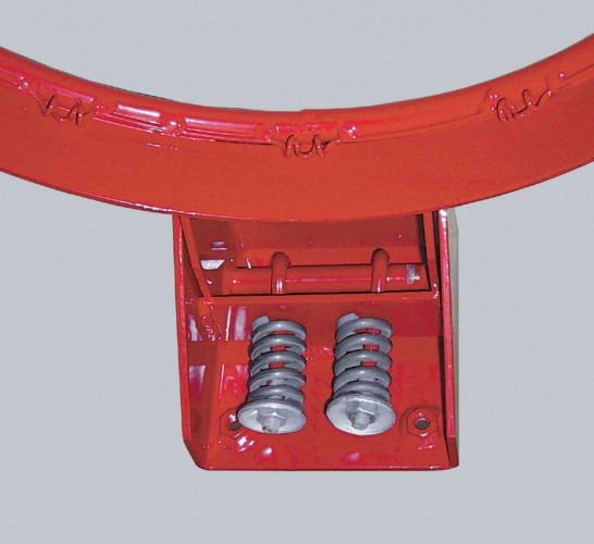 Streetball Korb Flex 30 rot Verschraubung