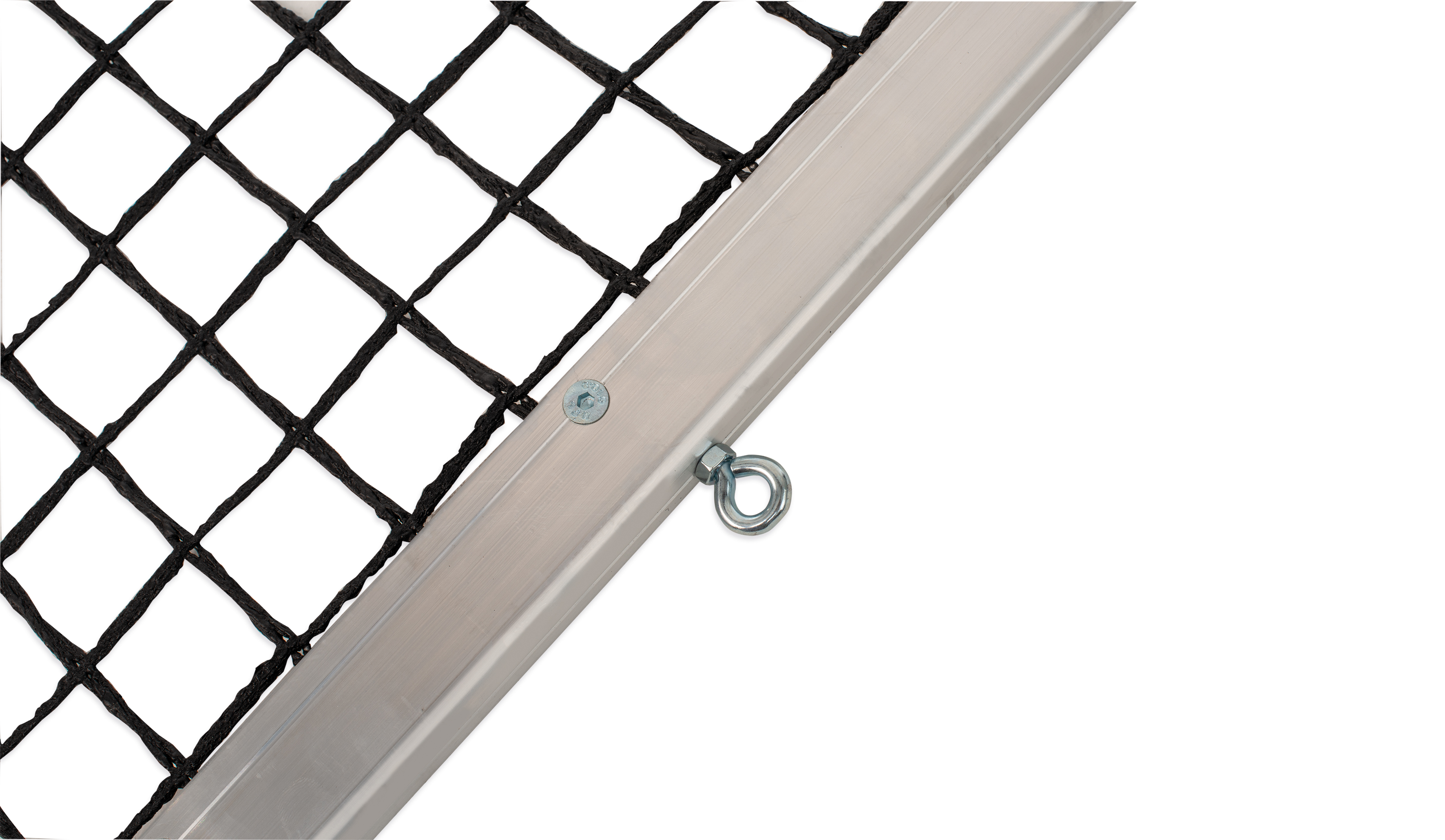 Alu-Schleppnetz PVC doppelt Detail